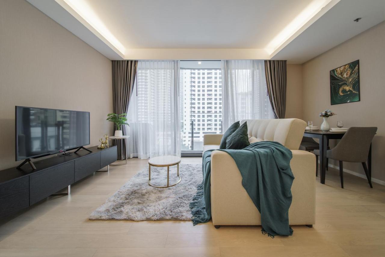 曼谷Sukhumvit 11#Luxury#Pool#Gym#Bts Nana&Mrt Sukhumvit#1Br#Max2Ppl公寓 外观 照片